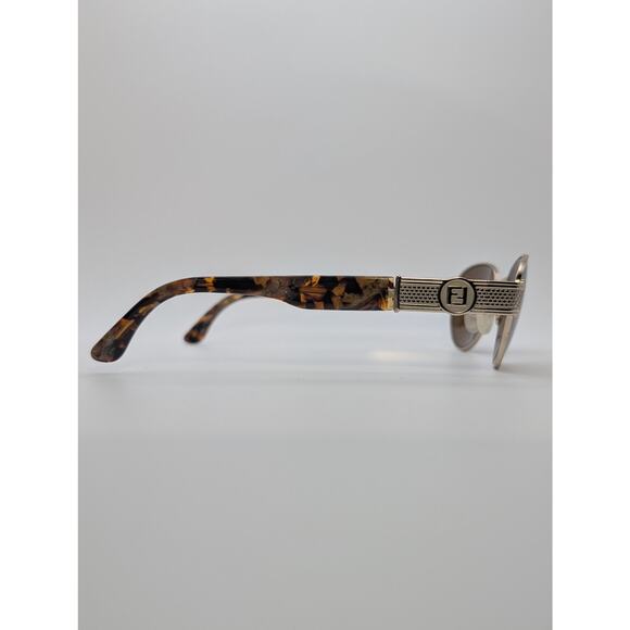 Fendi Vintage Gold Oval Sunglasses SL7034 – Tortoise & Gold – Excellent Used - Picture 8 of 9
